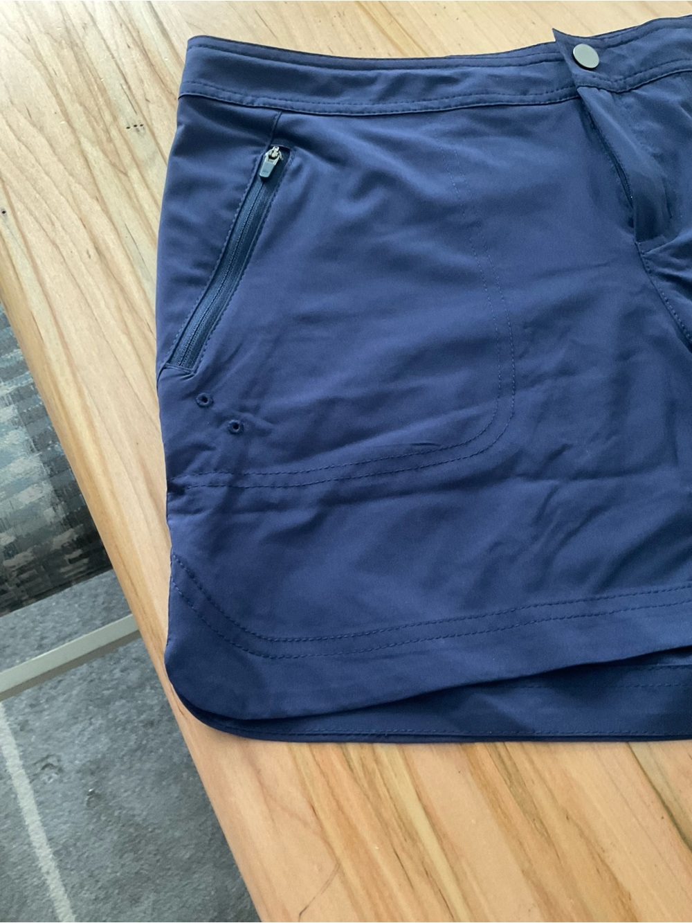 Title Nine Deep Navy Performance Shorts - Picture 4 of 11